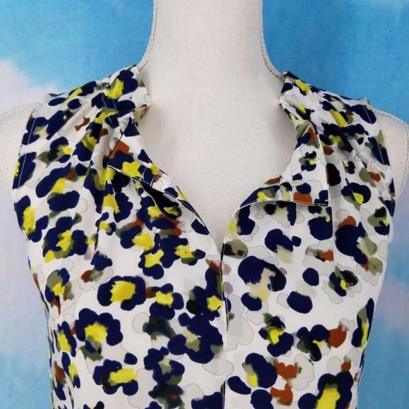 Cabi 5222 Fierce Top, Seeing Spots, Navy Multi, XS - Picture 2 of 9